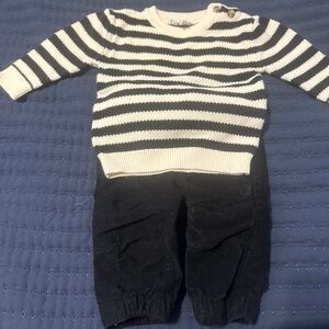 Navy and Beige 6mth suit